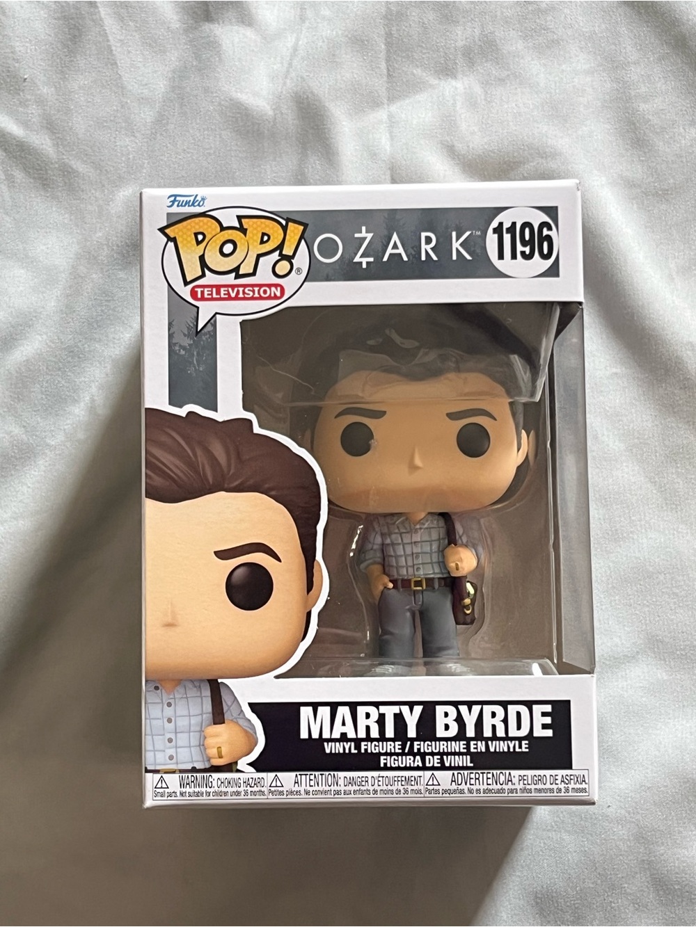 Funko Ozark Marty Byrde Figure in Gray Plaid and Black